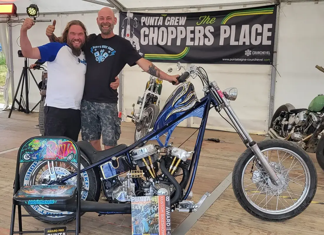 Open dag bij Bart’s Bike Shop met motoren voor de werkplaats