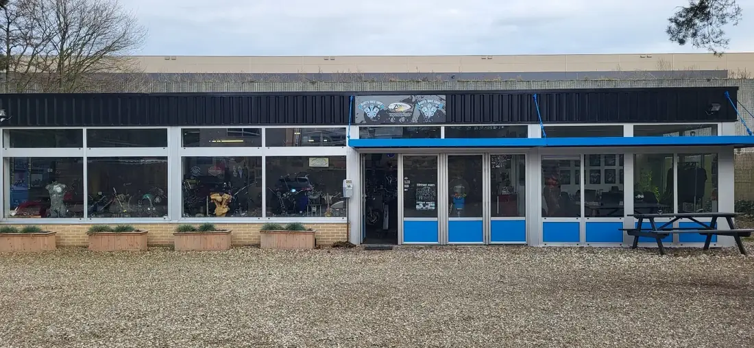 Het pand van Bart’s Bike Shop aan de Stationsweg in Herkenbosch